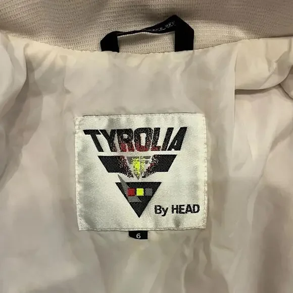 Vintage 80s 90s‎ Women’s Tyrolia Pink Color Block Ski Jacket Coat Size 6 Retro - Picture 5 of 10